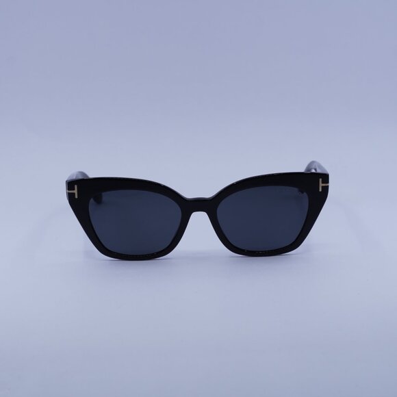 Tom Ford FT1031 01A Juliette Sunglasses Black Cat Eye Frame - Picture 2 of 9